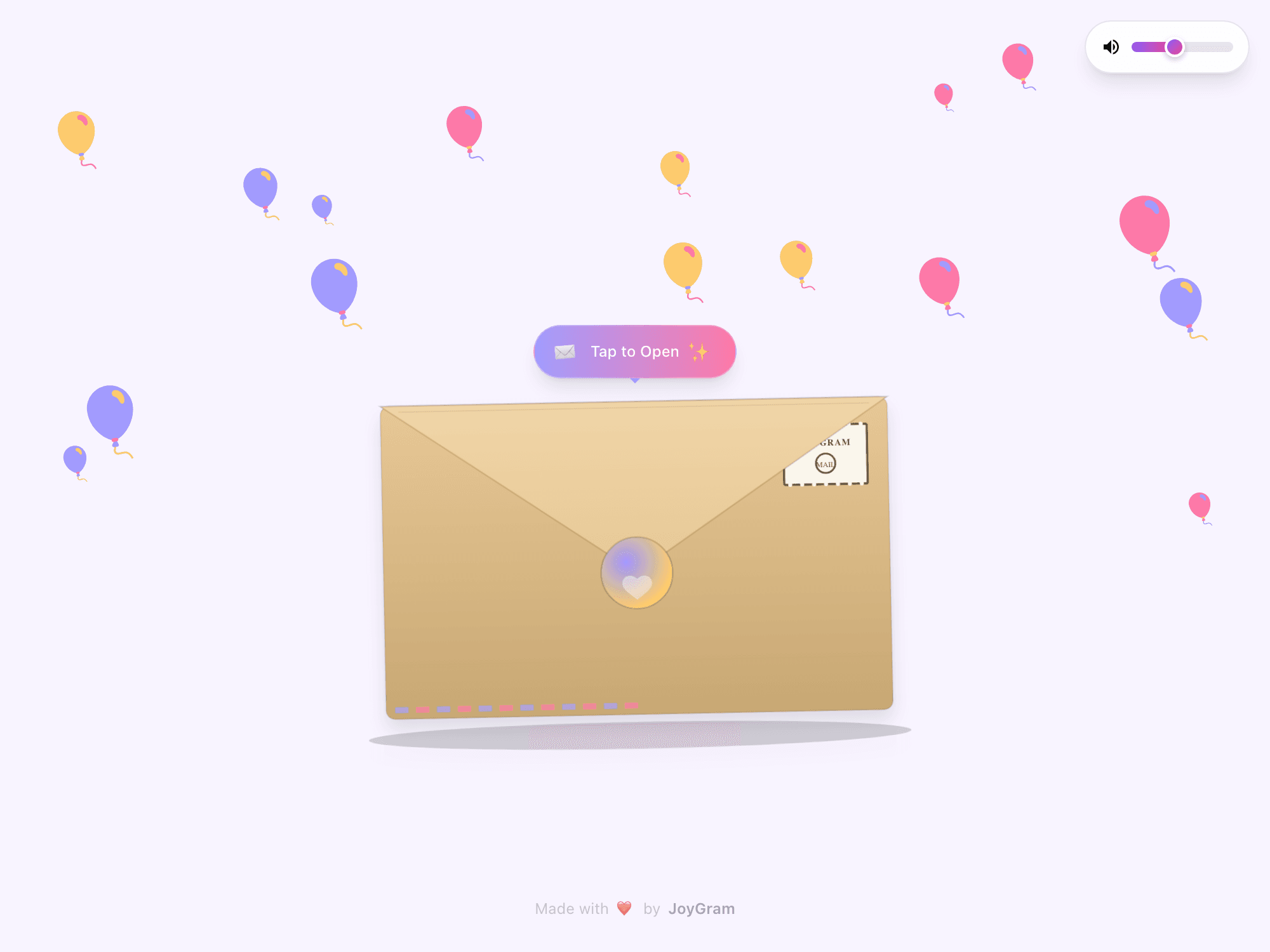 For him card example