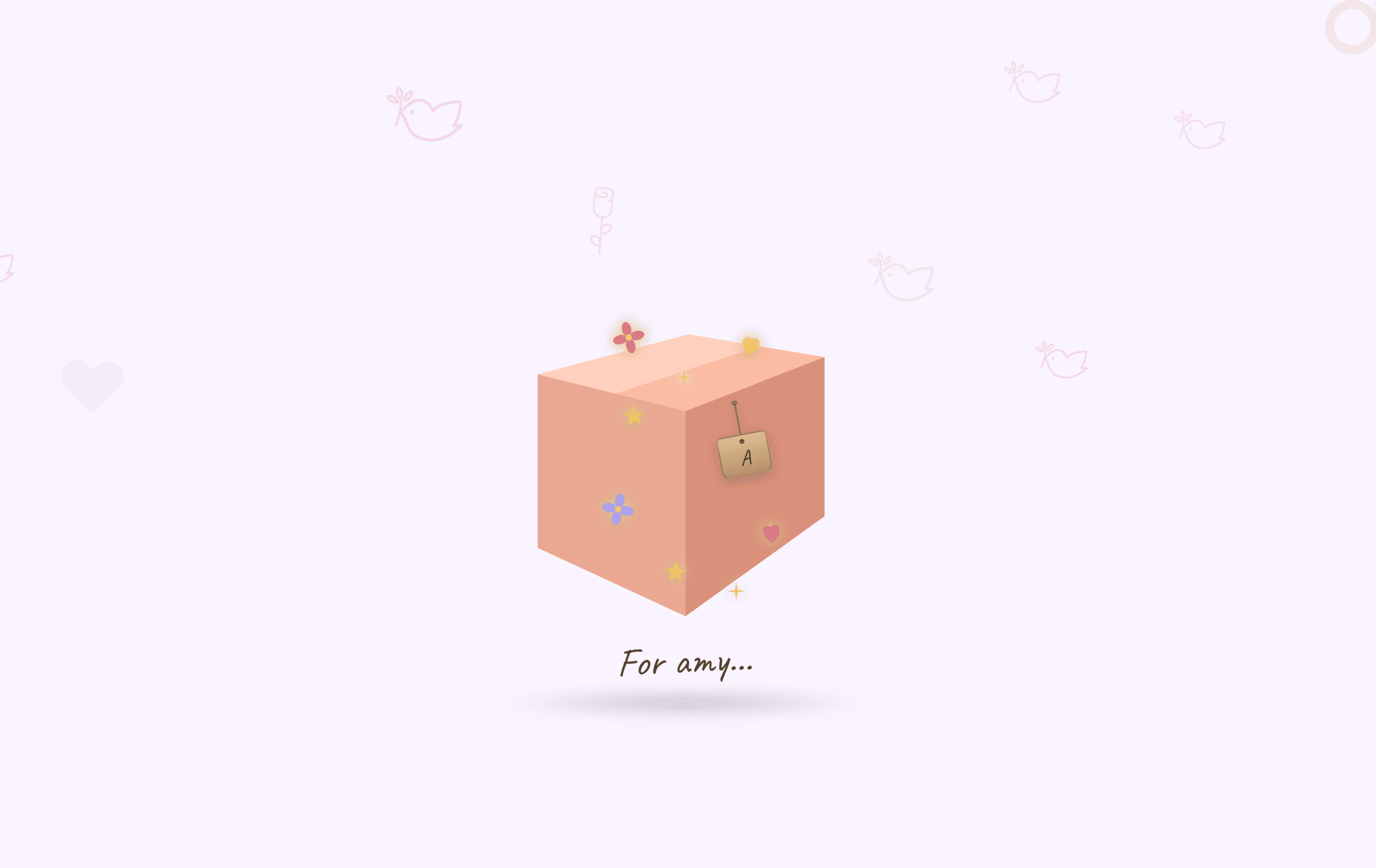 Live preview of a real anniversary card made on JoyGram