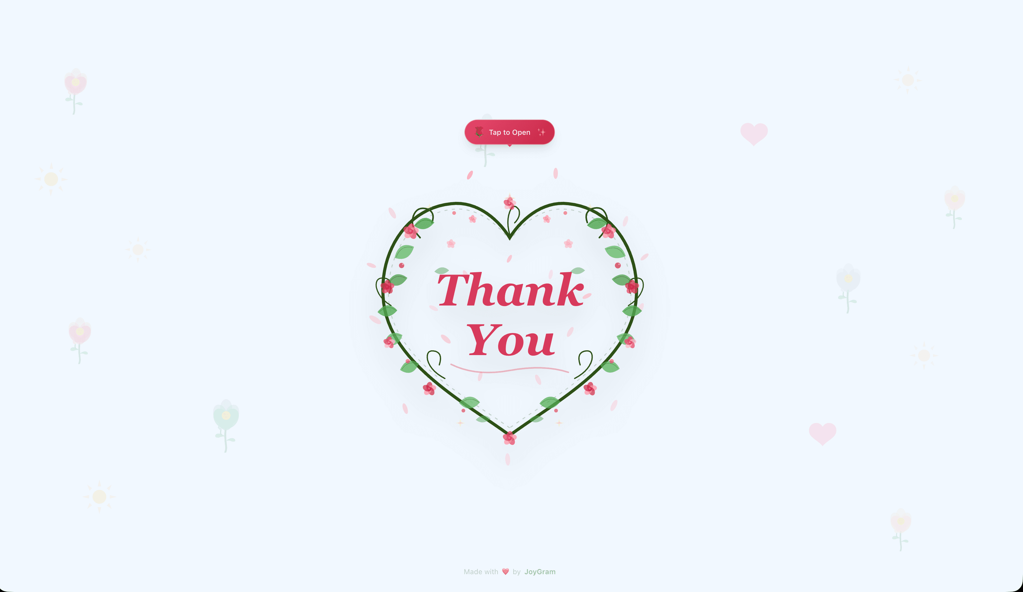 Thank You, Julia card example